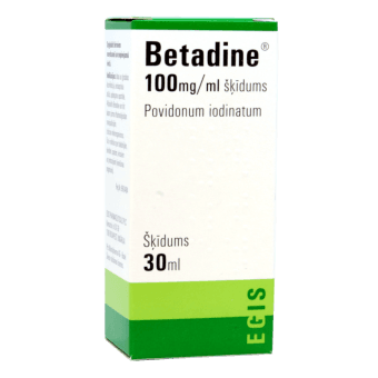 BETADINE 100 mg/ml šķīdums, 30 ml