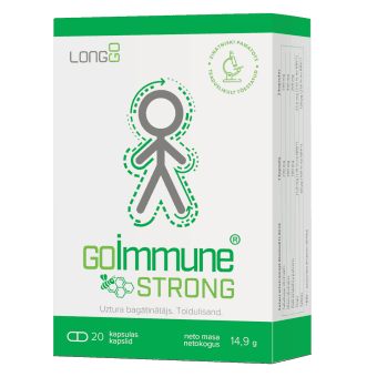 SILVANOLS kapsulas GOIMMUNE STRONG, 20 gab.
