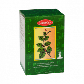 GLUCOSCARE tēja, 24 paciņas