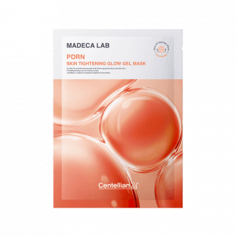 CENTELLIAN24 nostiprinoša un mirdzumu piešķiroša sejas maska PDRN SKIN TIGHTENING GLOW, 5 gab., 22 ml