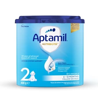 APTAMIL 2  mākslīgais piena maisījums, no 6 mēn., 400 g