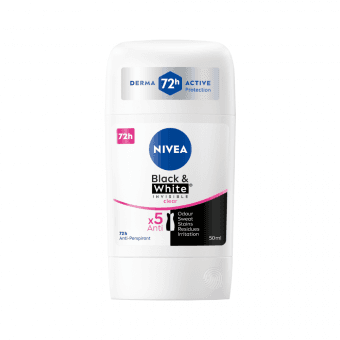 NIVEA antiperspirants zīmulis sievietēm BLACK&WHITE CLEAR, 50 ml