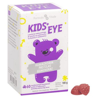 FORMULA VITALE uztura bagātinātājs KIDS+ EYE, 60 pastilas