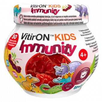 VITIRON KIDS IMMUNITY pastilas, 50 košļājamās pastilas