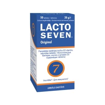 LACTO SEVEN, 50 tabletes