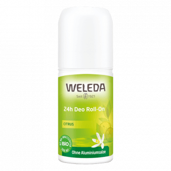 WELEDA citrusaugļu dezodorants ar rullīti 24h CITRUS, 50 ml