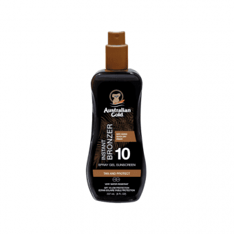 AUSTRALIAN GOLD aizsargkrēms ar bronzeri SPF 10, 237 ml