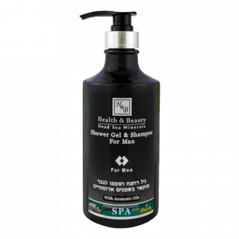 H&B šampūns un dušas gels vīriešiem, 780 ml