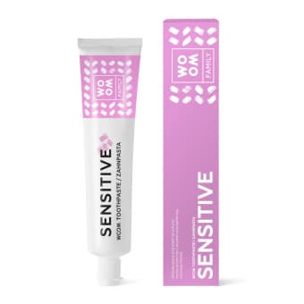 WOOM zobu pasta Family SENSITIVE, 75 ml