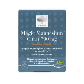 NEW NORDIC Magic Magnesium Citrat 700 mg, 60 tabletes
