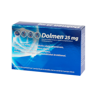 DOLMEN 25 mg granulas, N10