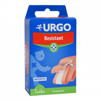 URGO RESISTANT izturīgs plāksteris, 1mx6cm