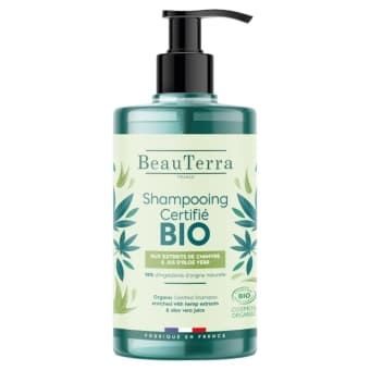 BEAUTERRA BIO šampūns ar kaņepju un alvejas ekstraktu  750ml, 750 ml