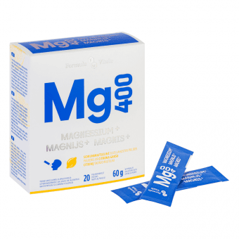 FORMULA VITALE pulveris ar citrona garšu MAGNIJS+, 20 paciņas