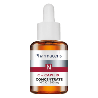 PHARMACERIS N koncentrāts ar vitamīnu C 1200 mg C-CAPILIX, 30 ml