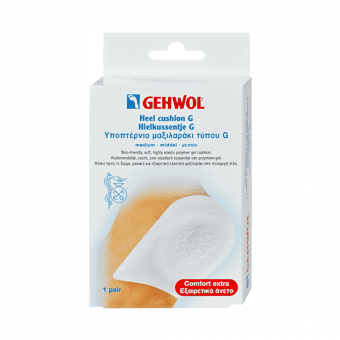 GEHWOL polimēra gela papēžu spilventiņi, maza izmēra, 1 pāris
