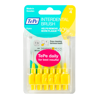 TEPE starpzobu birstītes 0.7 mm, 6 gab.