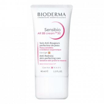 BIODERMA BB krēms jutīgai, apsārtušai ādai SENSIBIO AR, 40 ml
