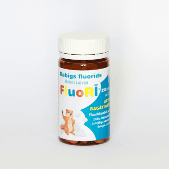 FLUORĪ 220mg, 250 tabletes