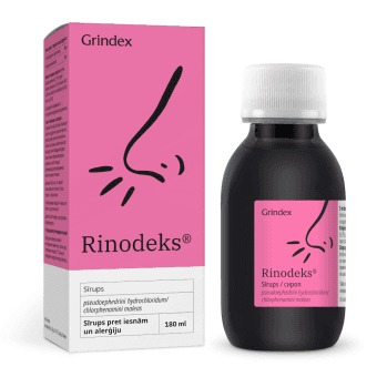 RINODEKS sīrups, 180 ml
