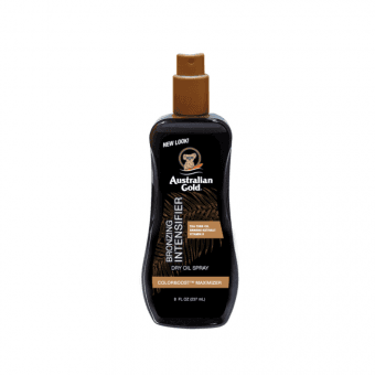 AUSTRALIAN GOLD iedegumu veicinoša eļļa ar bronzeri, 237 ml