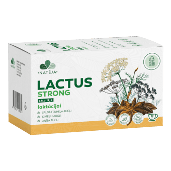NATĒJA zāļu tēja LACTUS STRONG, 20 paciņas