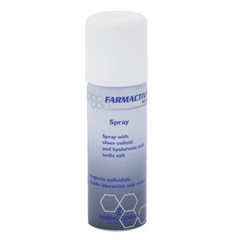 FARMACTIVE SILVER aerosols brūcēm, 125 ml