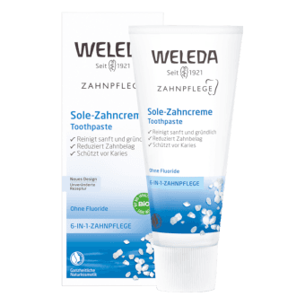 WELEDA zobu pasta ar jūras sāli, bez fluorīda SALT, 75 ml