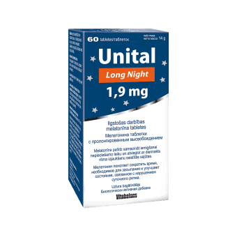 Unital Long Night 1,9 mg, 60 tabletes