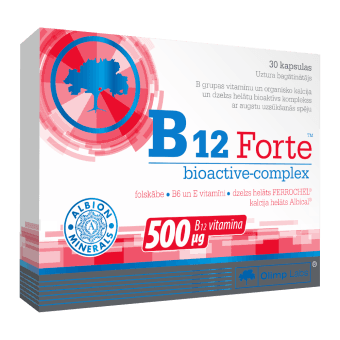 OLIMP LABS B12 FORTE BIOACTIVE-COMPLEX kapsulas, 30 gab.