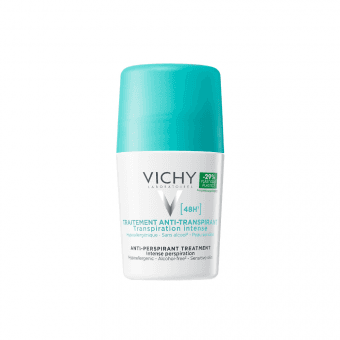 VICHY dezodorants-rullītis ar intensīvi antiperspirējošu darbību 48 h, 50 ml