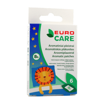 EURO CARE aromātiskie plāksteri, 6 gab.