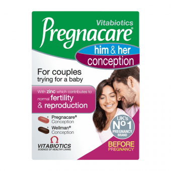 PREGNACARE Him & Her Conception, 60 tabletes
