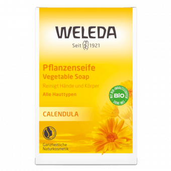 WELEDA kliņģerīšu ziepes maigai ādai CALENDULA, 100 g
