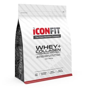 ICONFIT proteīns ar vaniļas garšu WHEY+COLLAGEN, 1000 g