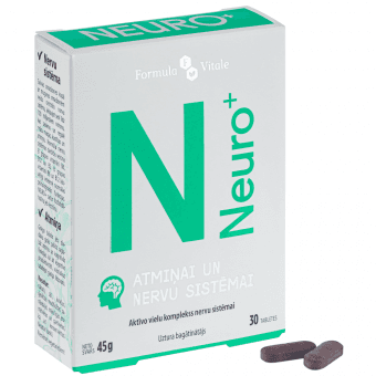 FORMULA VITALE uztura bagātinātājs NEURO +, 30 tabletes