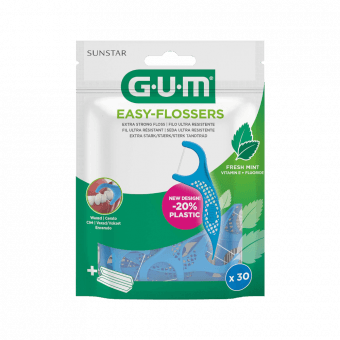 GUM zobu diegs EASY FLOSSERS, 30 M