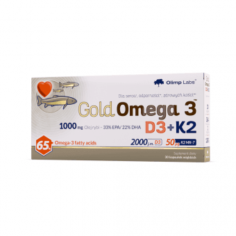 OLIMP LABS GOLD OMEGA 3 D3 + K2, капсулы, 30 шт.