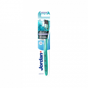 JORDAN zobu birste, vidēji mīksta ULTRALITE WHITENING, 1 gab.