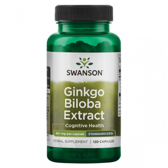 SWANSON Ginkgo Biloba, 120 kapsulas