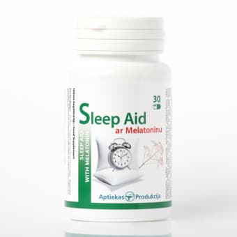 SLEEP AID ar Melatonīnu, kapsulas, 30 gab.