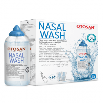 OTOSAN komplekts deguna dobumu skalošanai NASAL WASH KIT, 1 gab.
