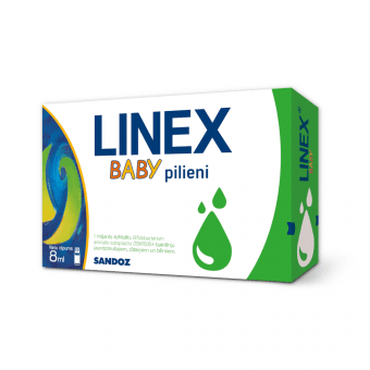 LINEX BABY pilieni, 8 ml