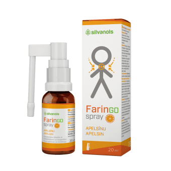 SILVANOLS  aerosols ar apelsīnu garšu FARINGOSPRAY, 20 ml