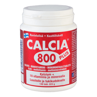 HKK CALCIA 800 PLUS tabletes, 140 gab.