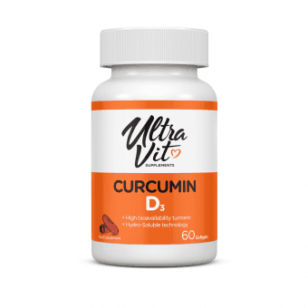 ULTRAVIT CURCUMIN D3, 60 mīkstās kapsulas