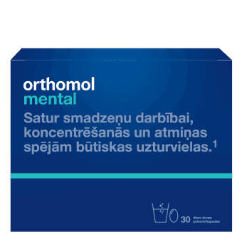 ORTHOMOL MENTAL pulveris + kapsulas, 30 gab.