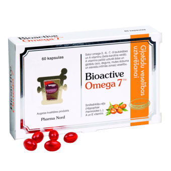 BIOACTIVE OMEGA 7 kapsulas, 60 gab.