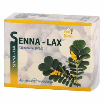 SENNA-LAX, tabletes, 120 gab.