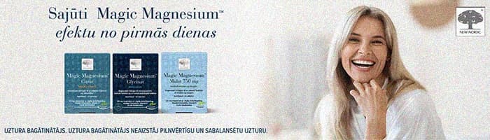 SAJŪTI MAGIC MAGNESIUM  EFEKTU NO PIRMĀS DIENAS!
